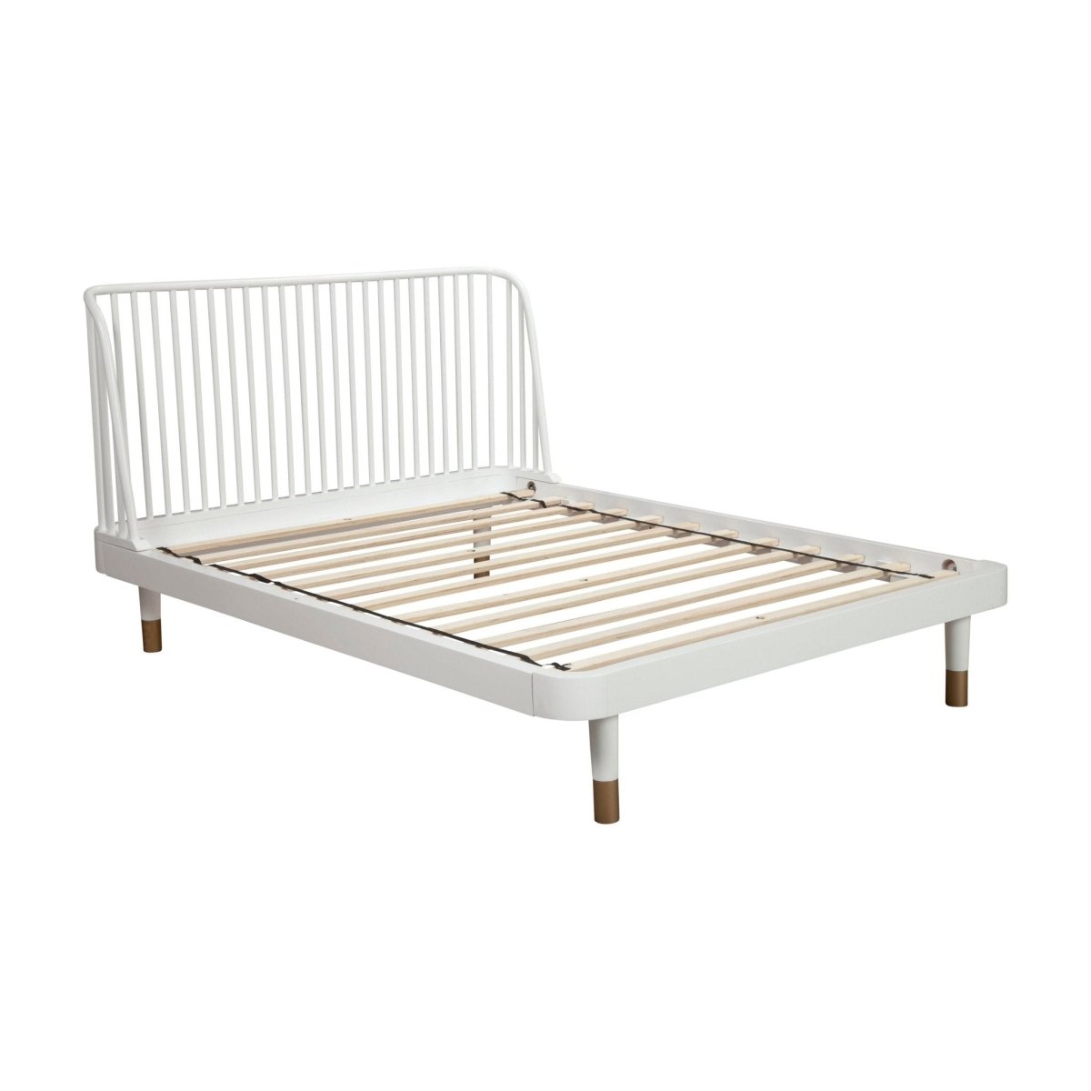 Alpine Furniture Madelyn Slat Back Platform Bed - lily & onyx