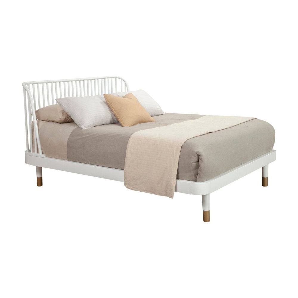 Alpine Furniture Madelyn Slat Back Platform Bed - lily & onyx