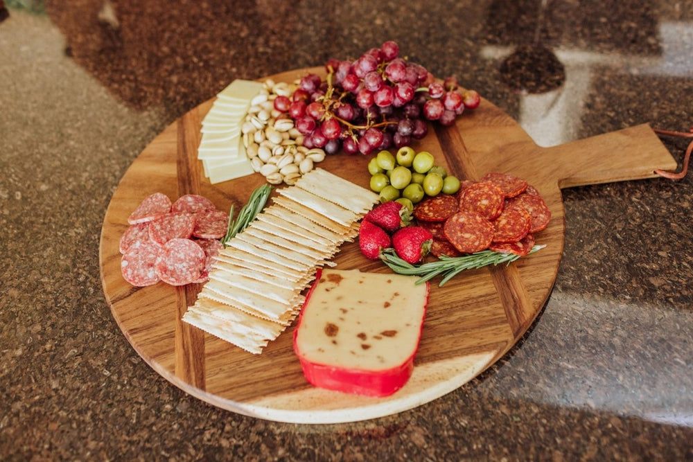 
                      
                        Picnic Time Family of Brands Madera Round Charcuterie Board, 22.5" x 18" - lily & onyx
                      
                    