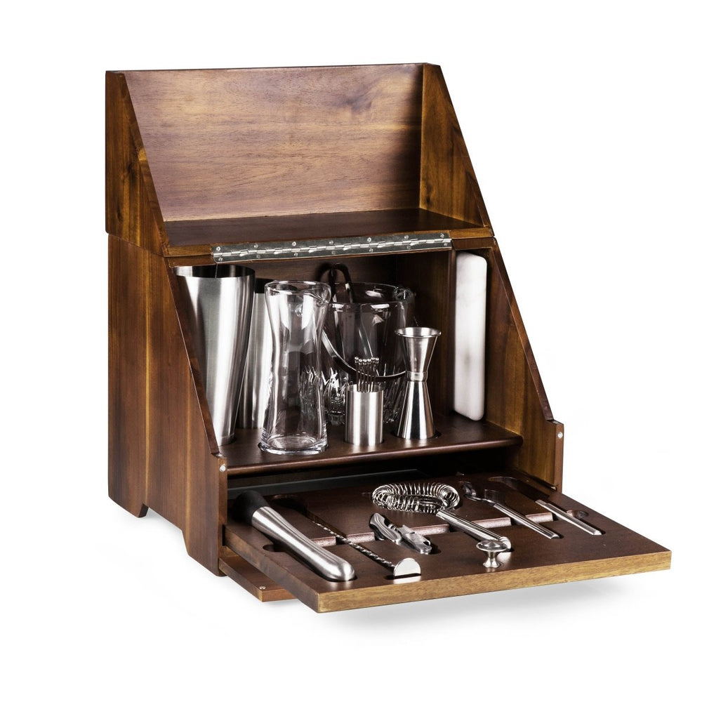 
                      
                        Picnic Time Family of Brands Madison Acacia Tabletop Bar Set - lily & onyx
                      
                    