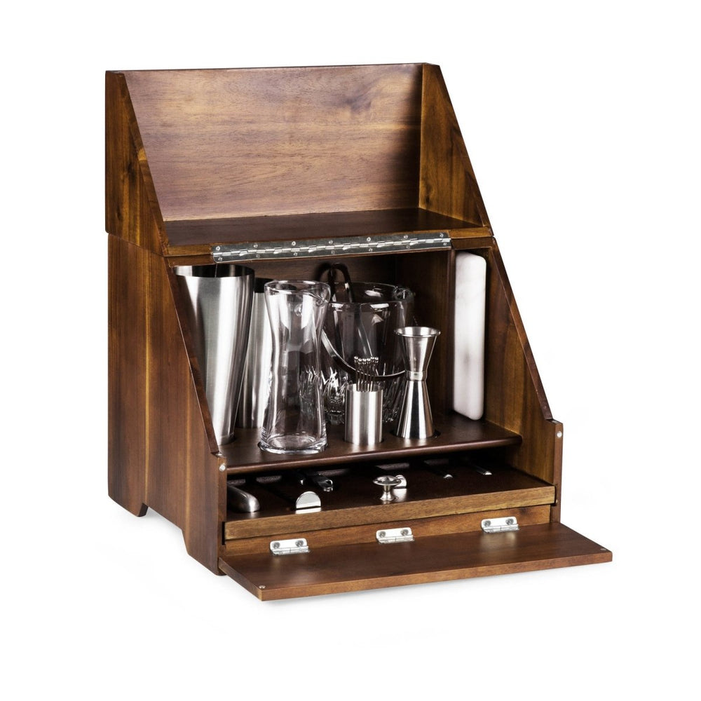 
                      
                        Picnic Time Family of Brands Madison Acacia Tabletop Bar Set - lily & onyx
                      
                    
