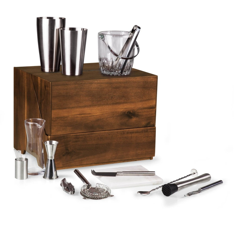 
                      
                        Picnic Time Family of Brands Madison Acacia Tabletop Bar Set - lily & onyx
                      
                    