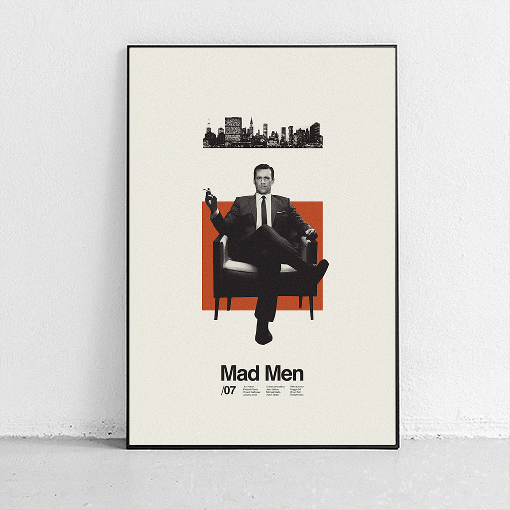 Mad Men - Don Draper Art Print