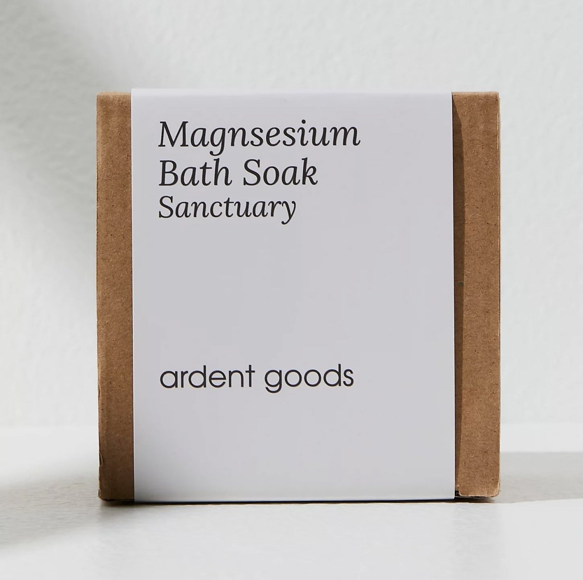 ardent goods Magnesium Bath Salt Soak in Refillable Bamboo Bowl - lily & onyx