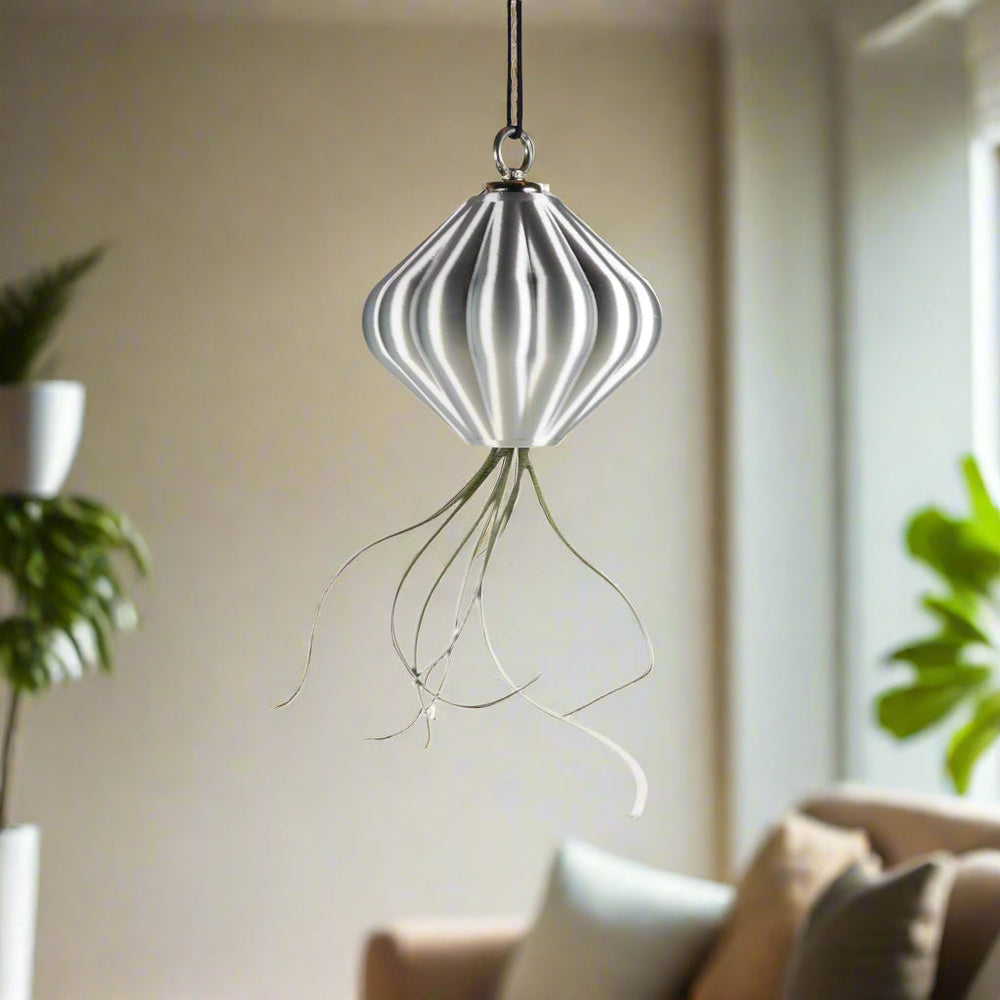 
                      
                        Magnetic Lunar Lamp Shade Hanging Planter with Air Plant
                      
                    