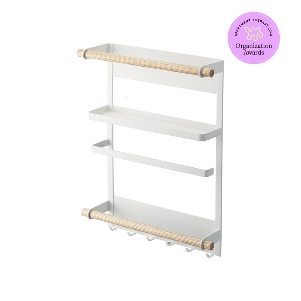 
                      
                        Yamazaki Home Magnetic Kitchen Organizer - Steel + Wood - lily & onyx
                      
                    