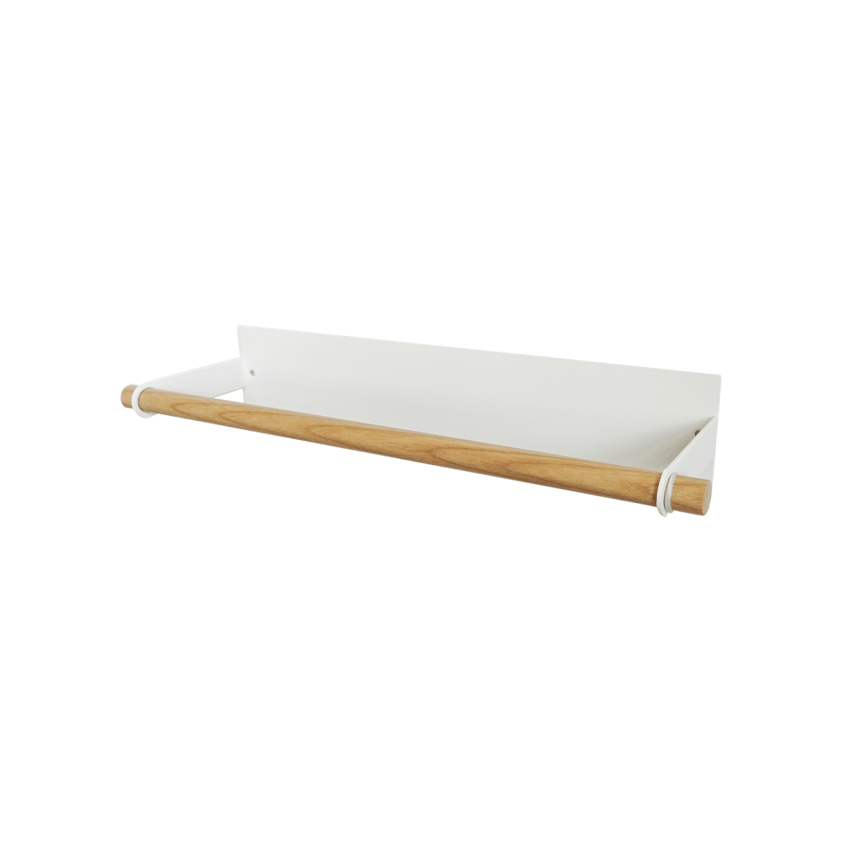 Yamazaki Home Magnetic Kitchen Towel Hanger - Two Sizes - Steel + Wood - lily & onyx
