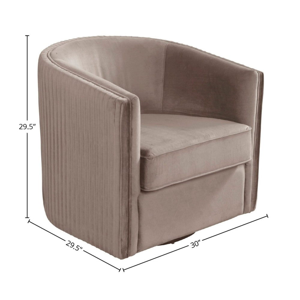 
                      
                        Alpine Furniture Maison Swivel Chair, Light Gray - lily & onyx
                      
                    
