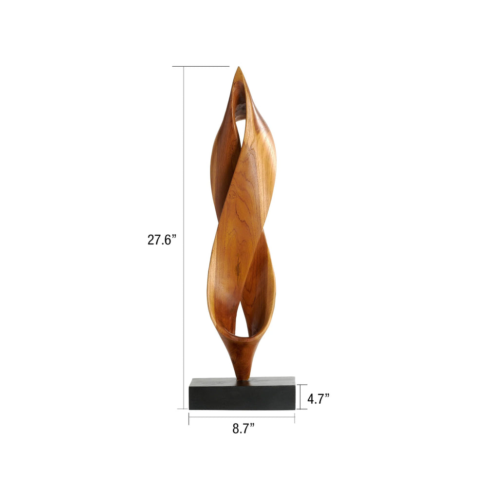 
                      
                        texxture Mandori™ Abstract Teak Wood Sculpture
                      
                    