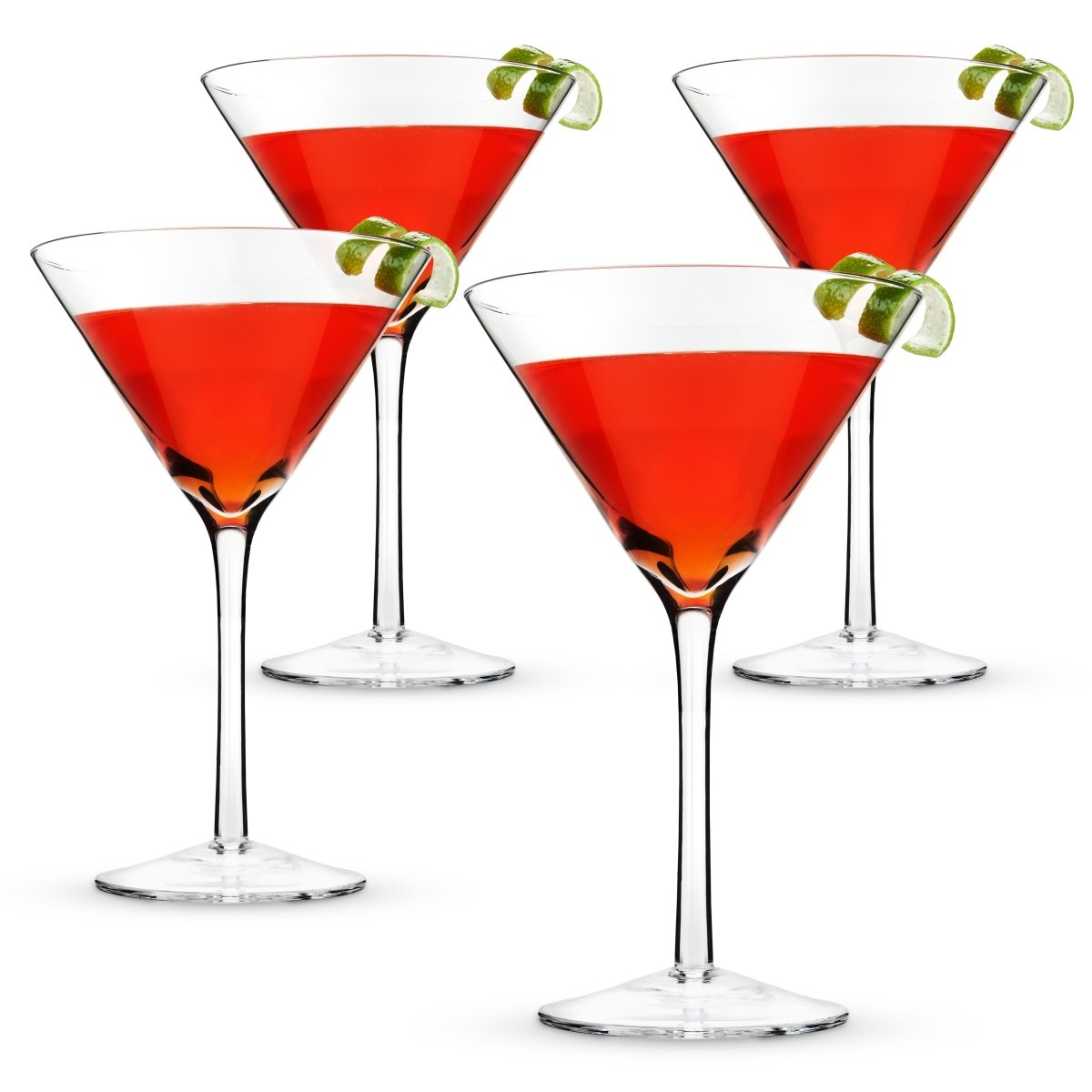 True Manhattan Martini Glasses, Set of 4 - lily & onyx