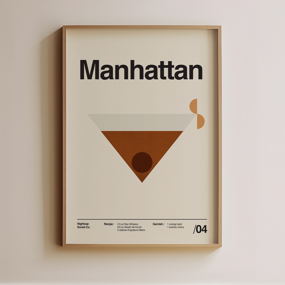 Manhattan - Cocktail Art Print