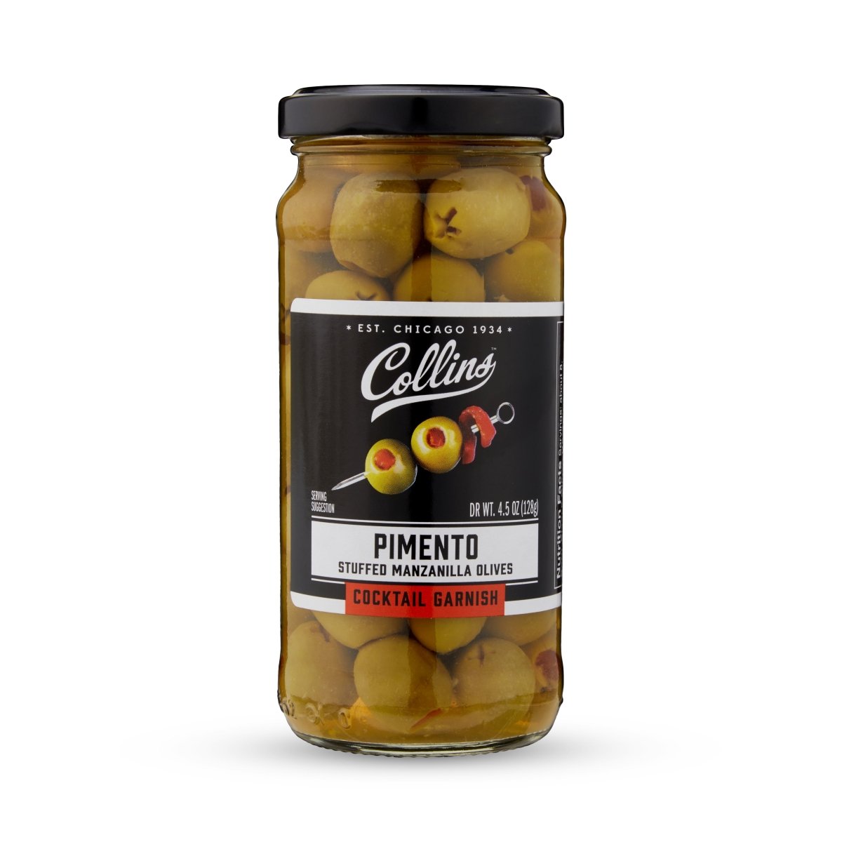 Collins Manzanilla Martini Pimento Olives, 5 oz - lily & onyx