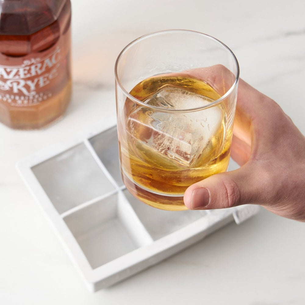 True Marbled 2" Silicone Ice Cube Tray in Marble - lily & onyx