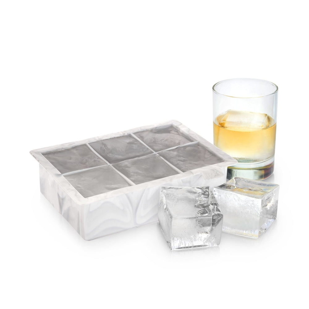 
                      
                        True Marbled 2" Silicone Ice Cube Tray in Marble - lily & onyx
                      
                    