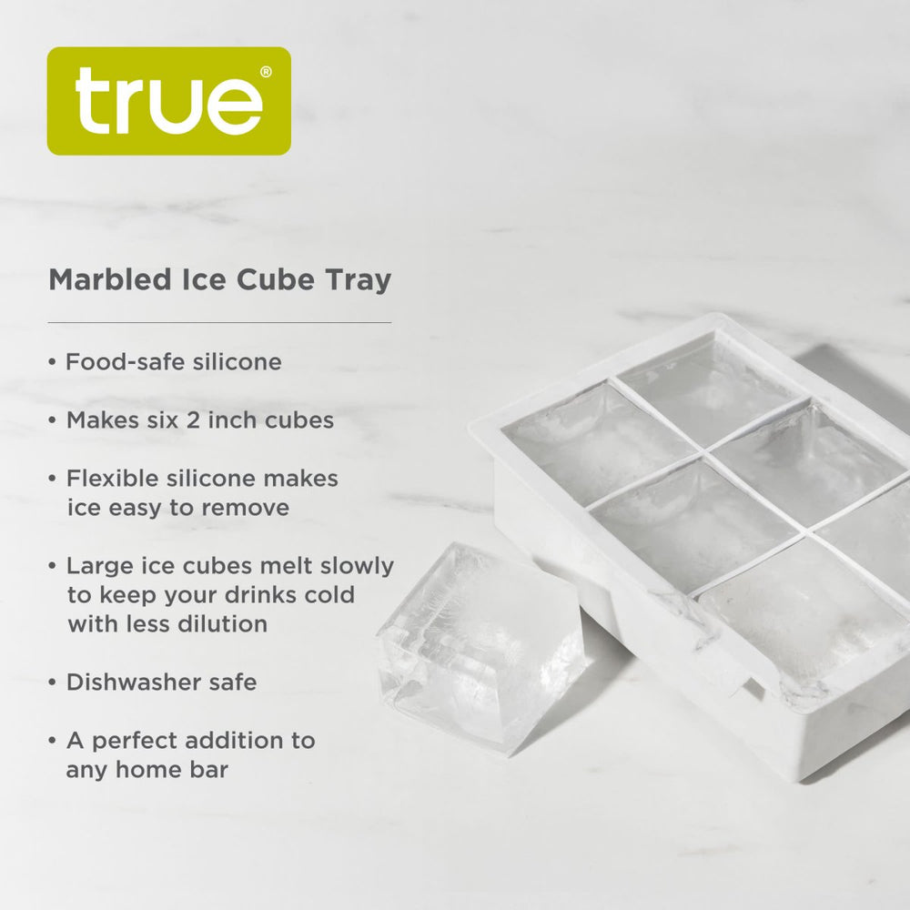 
                      
                        True Marbled 2" Silicone Ice Cube Tray in Marble - lily & onyx
                      
                    