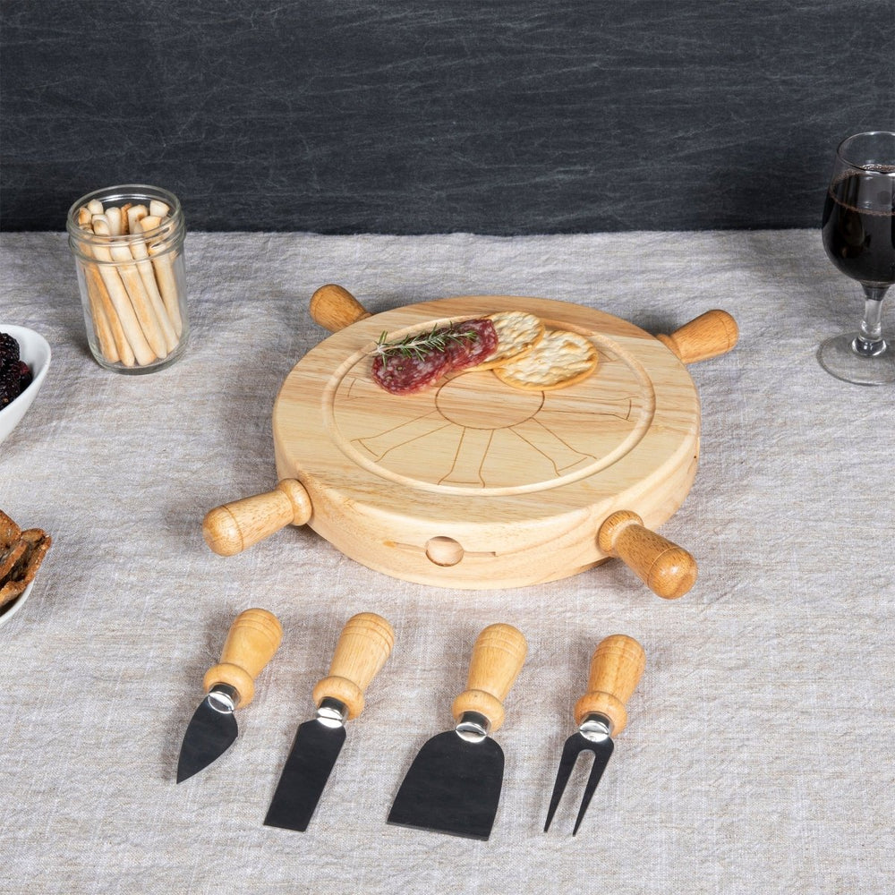 
                      
                        Picnic Time Family of Brands Mariner Lazy Susan Cheese Cutting Board & Tools Set - lily & onyx
                      
                    