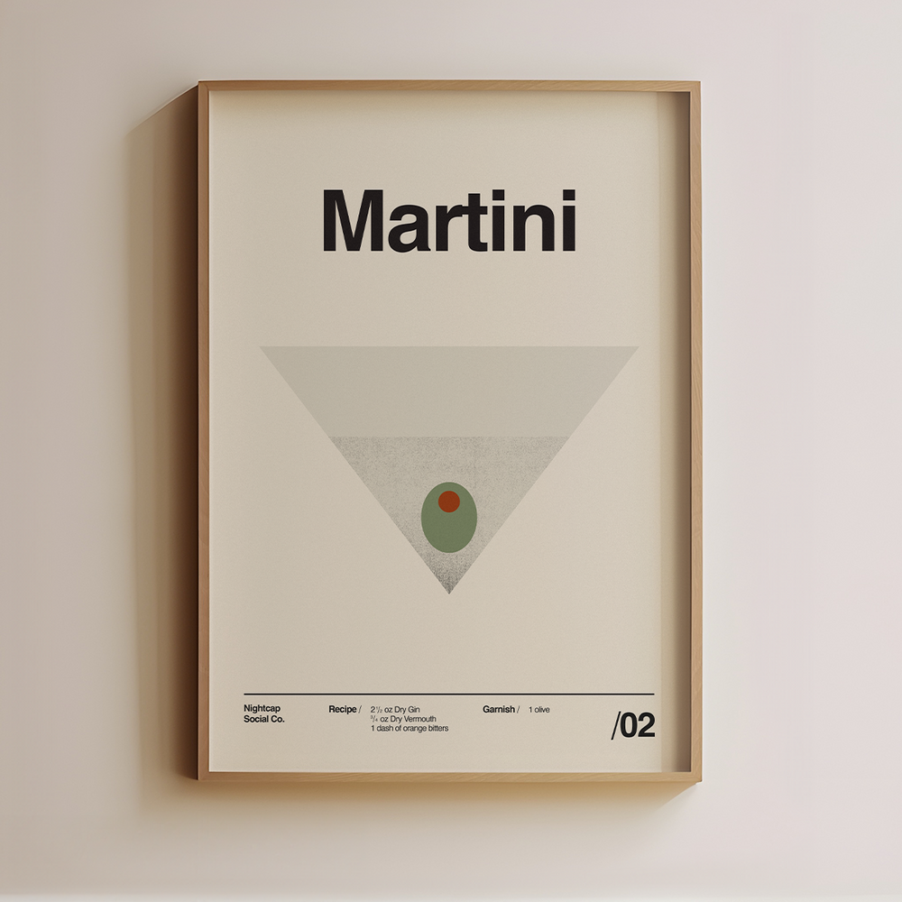 Martini - Cocktail Art Print