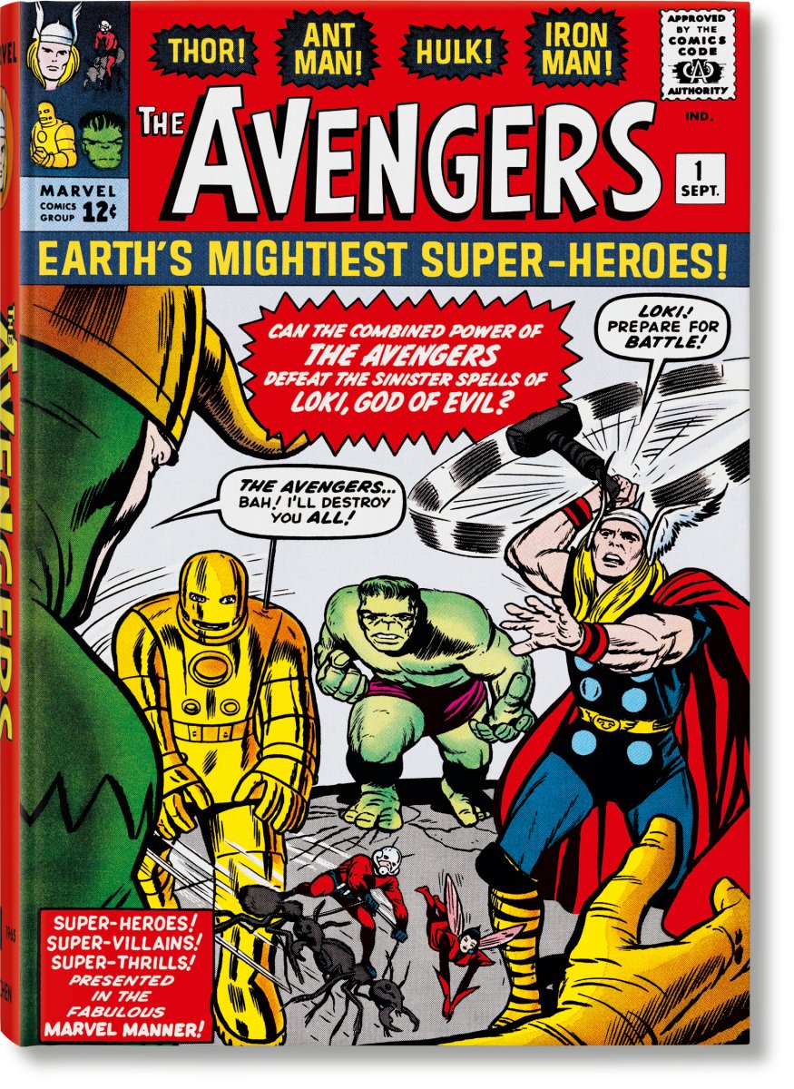 TASCHEN Marvel Comics Library. Avengers. Vol. 1. 1963–1965 (English) - lily & onyx