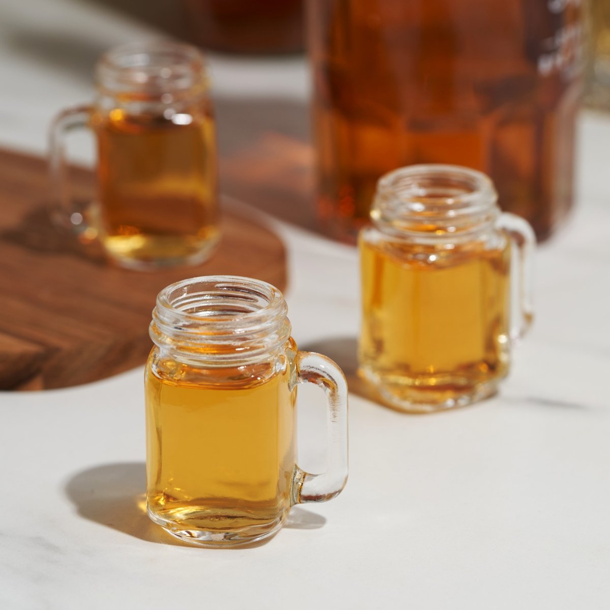 True Mason Jar 1 oz Shot Glasses, Set of 6 - lily & onyx