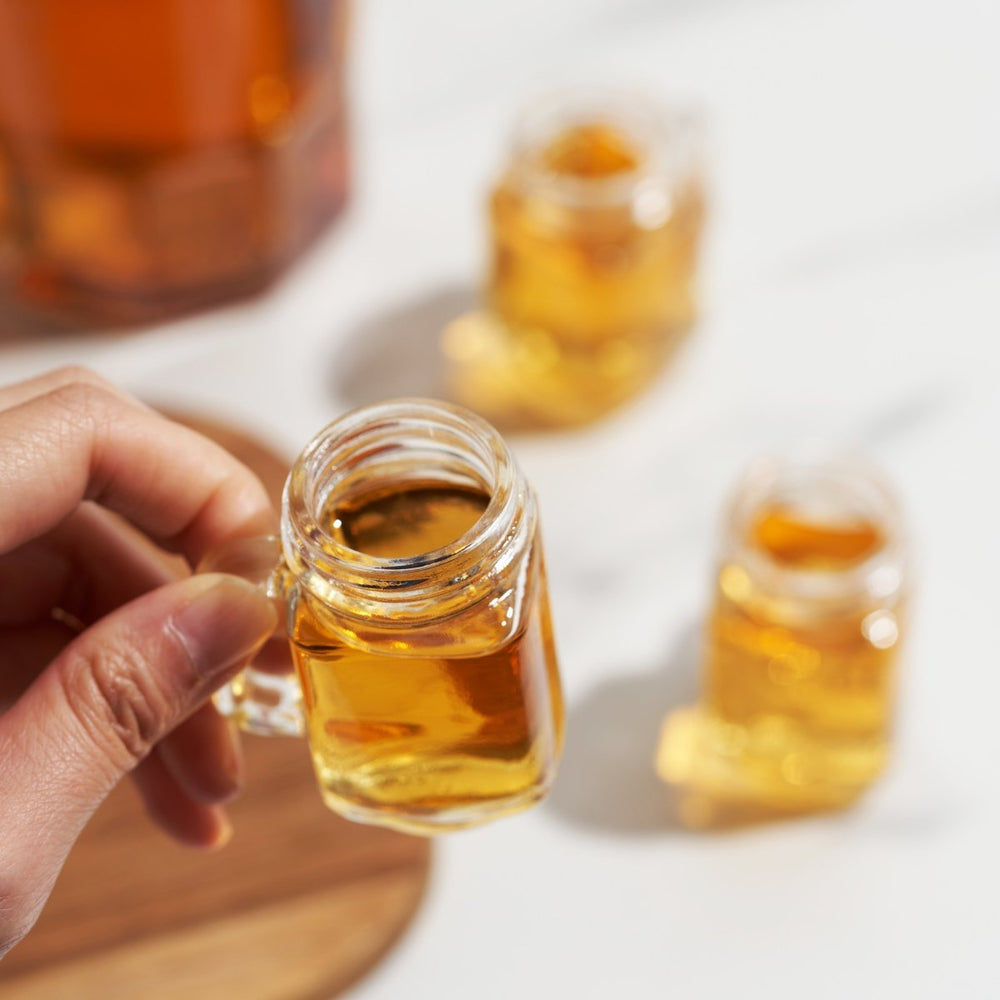 
                      
                        True Mason Jar 1 oz Shot Glasses, Set of 6 - lily & onyx
                      
                    