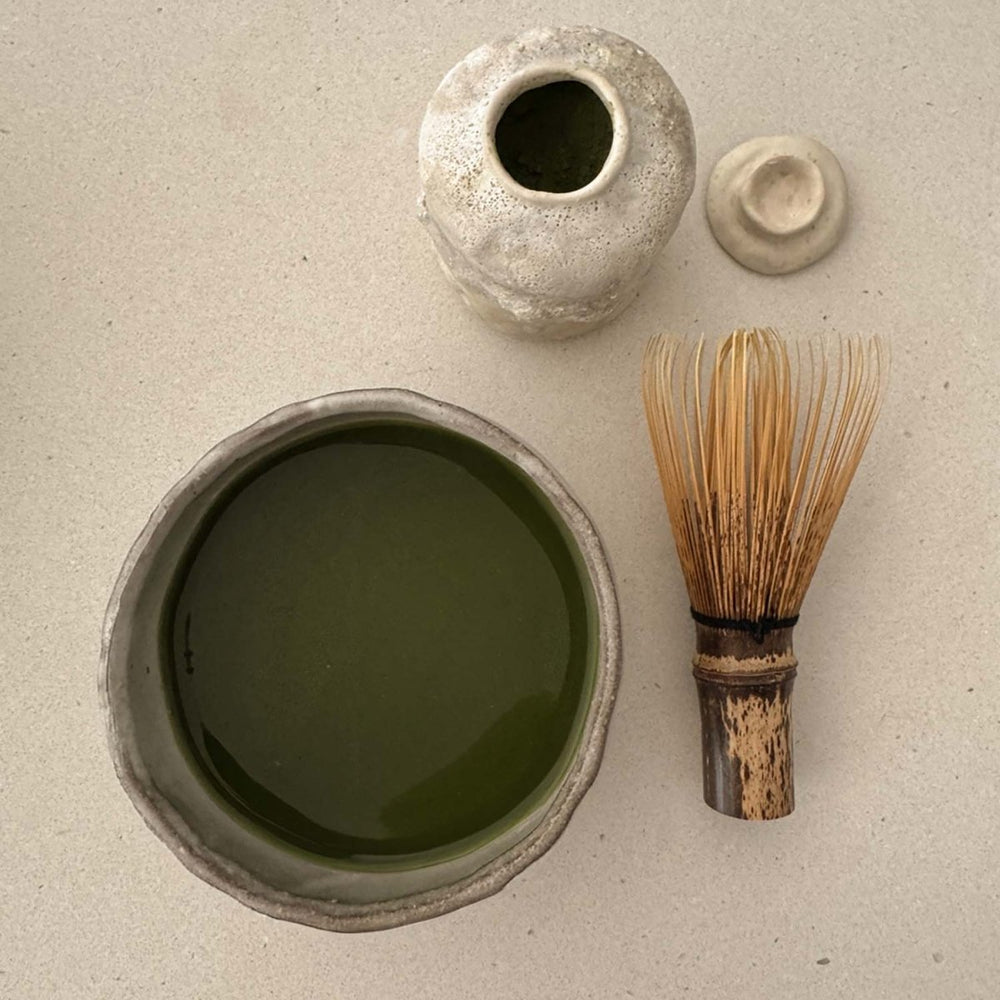 
                      
                        CEDAR AND MYRRH Matcha Sand Ceramic Bowl - lily & onyx
                      
                    