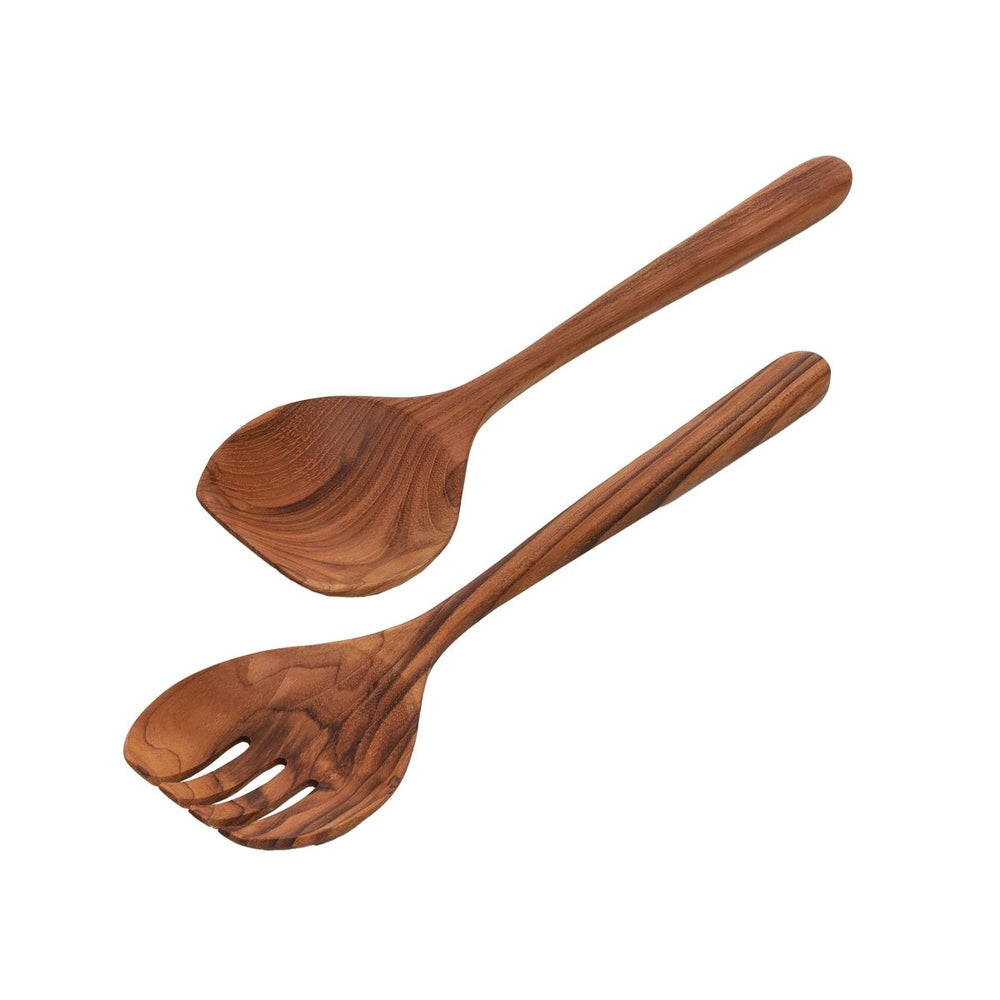 texxture Matino™ Mango Wood Salad Servers - lily & onyx