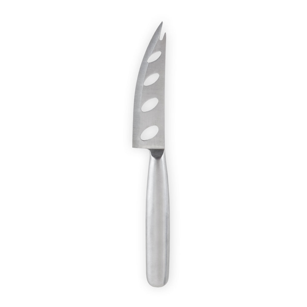 Silver Perforated Stainless Steel Cheese Knife