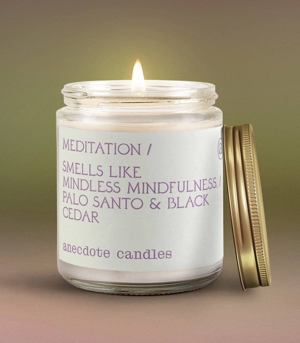 Anecdote Candles Meditation Candle - lily & onyx