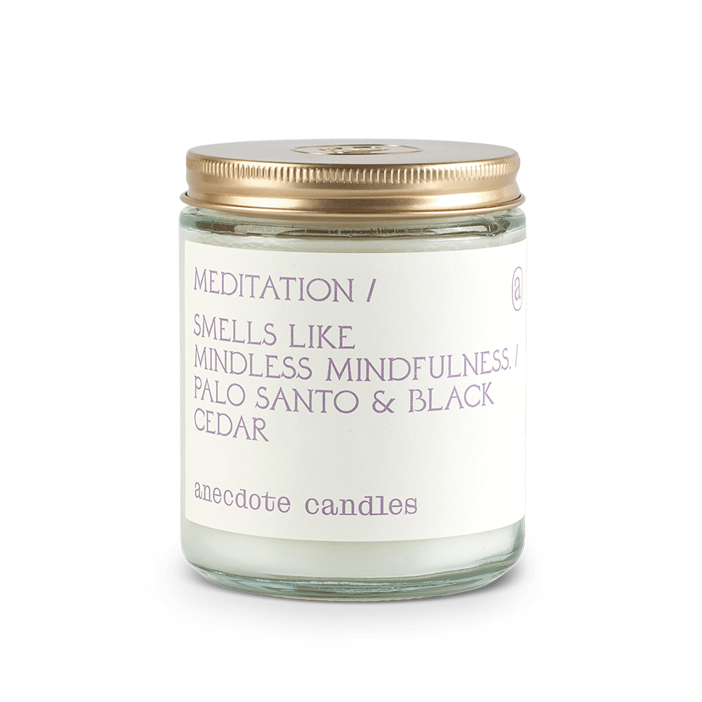 Anecdote Candles Meditation Candle - lily & onyx