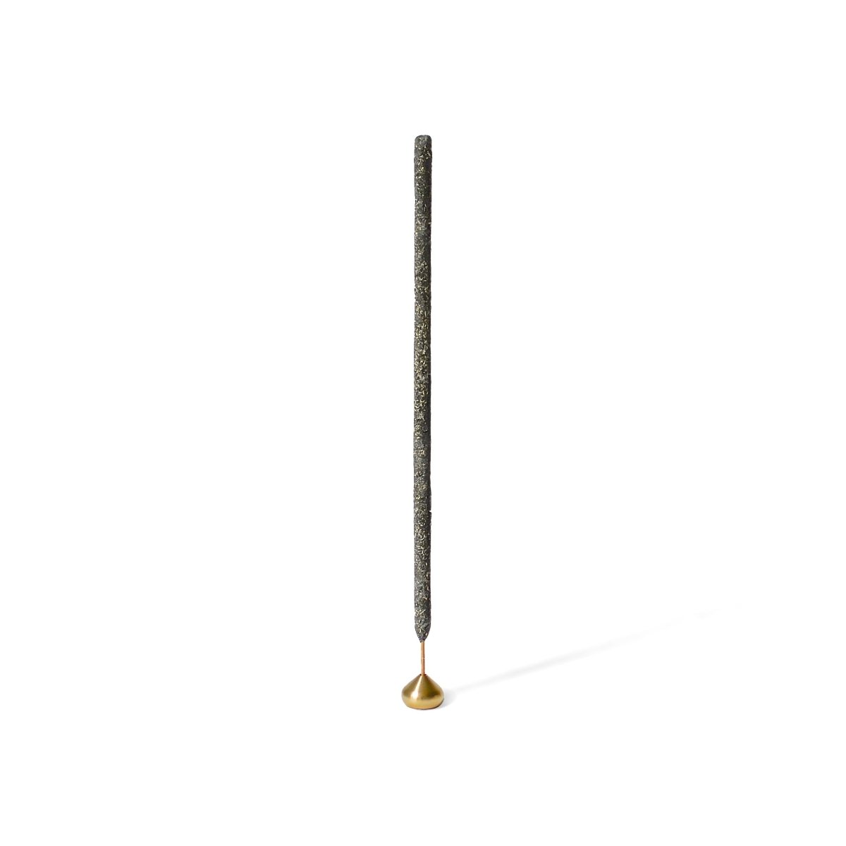 CEDAR AND MYRRH Medium Waterdrop Brass Incense Holder - lily & onyx