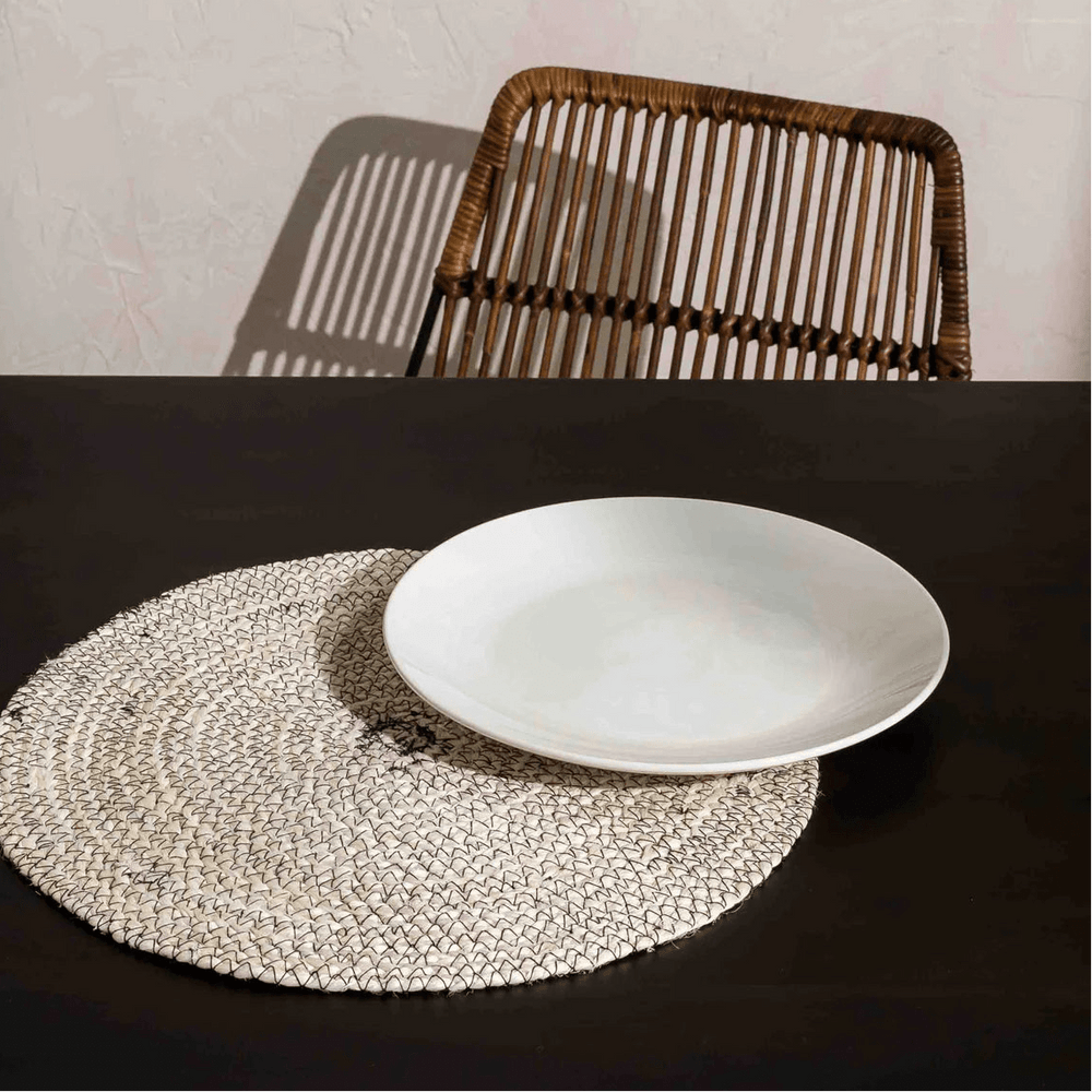 
                      
                        texxture Melia™ Woven Jute Placemat, White - lily & onyx
                      
                    