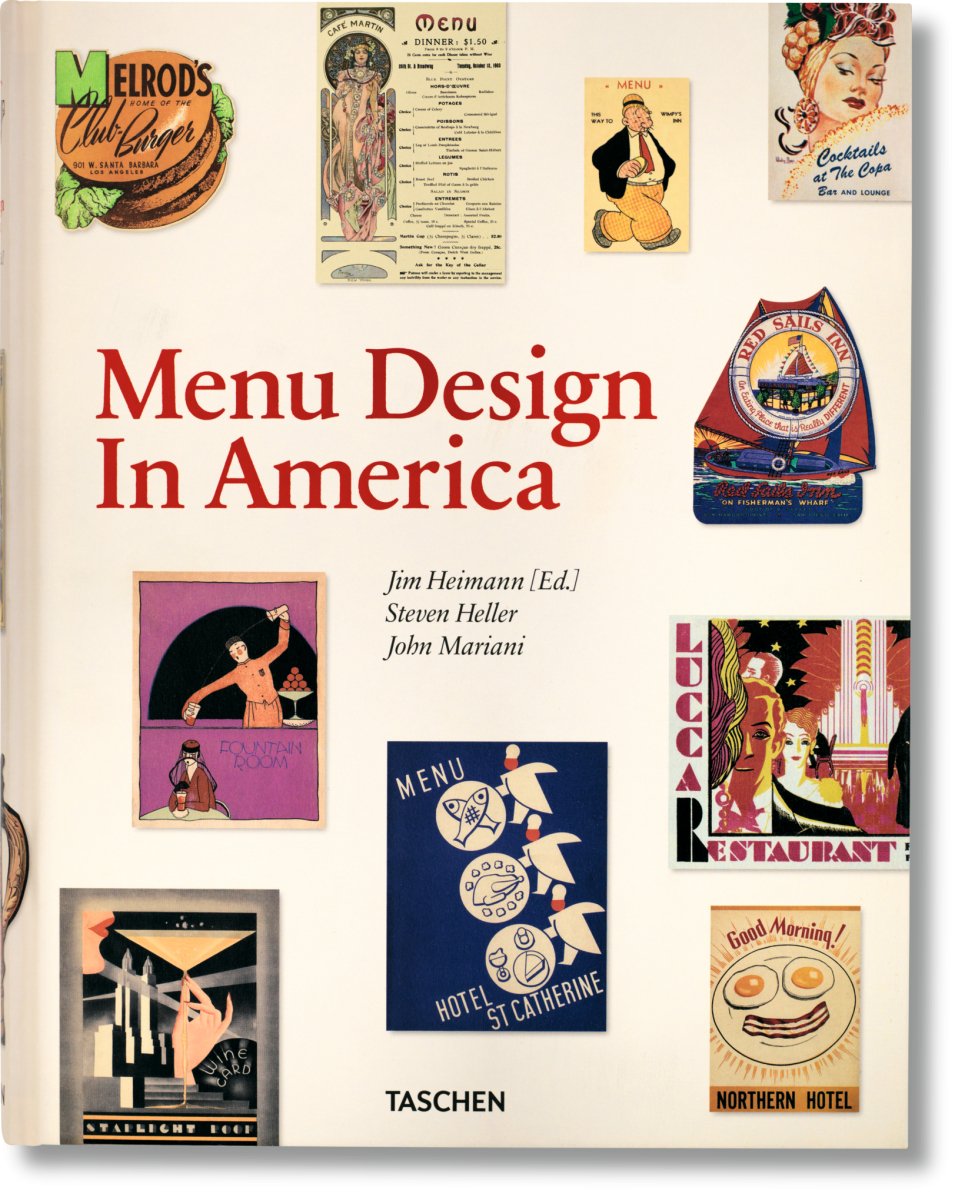 TASCHEN Menu Design in America (German, French, English) - lily & onyx