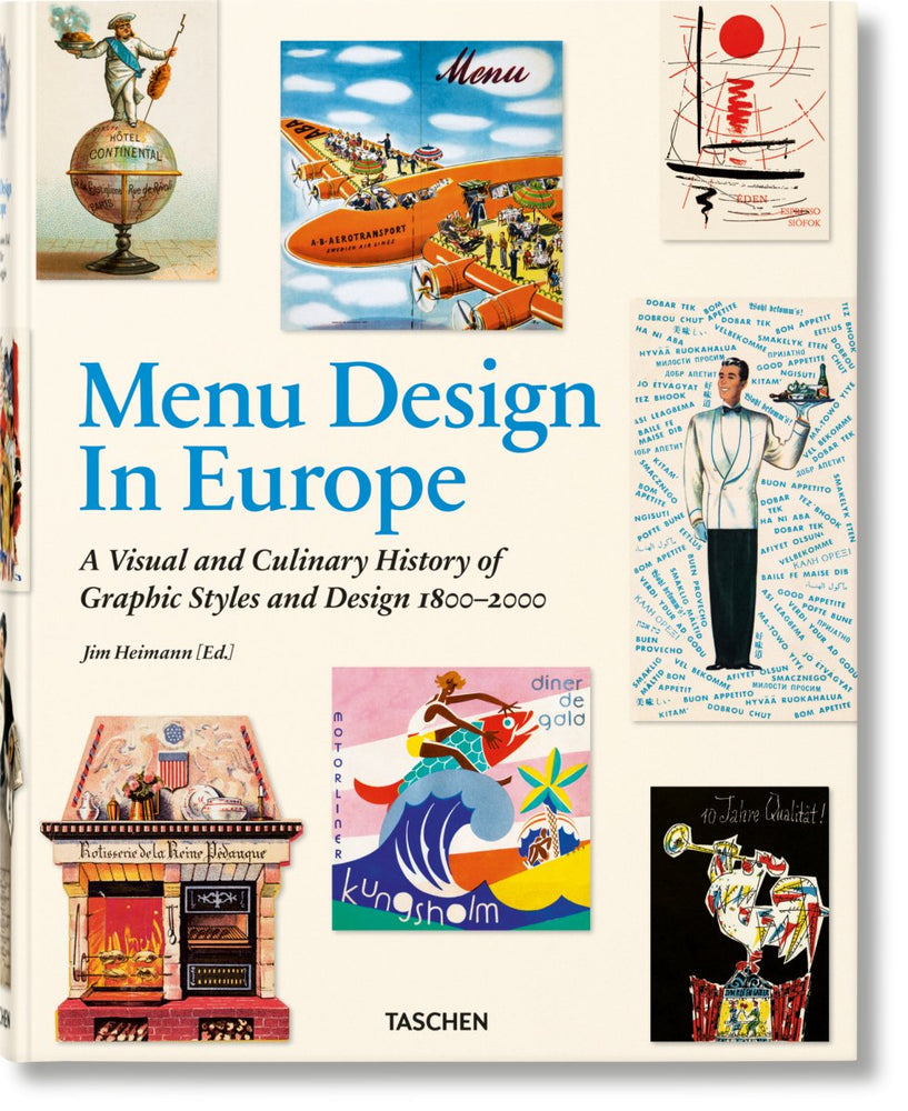 TASCHEN Menu Design in Europe (German, French, English) - lily & onyx