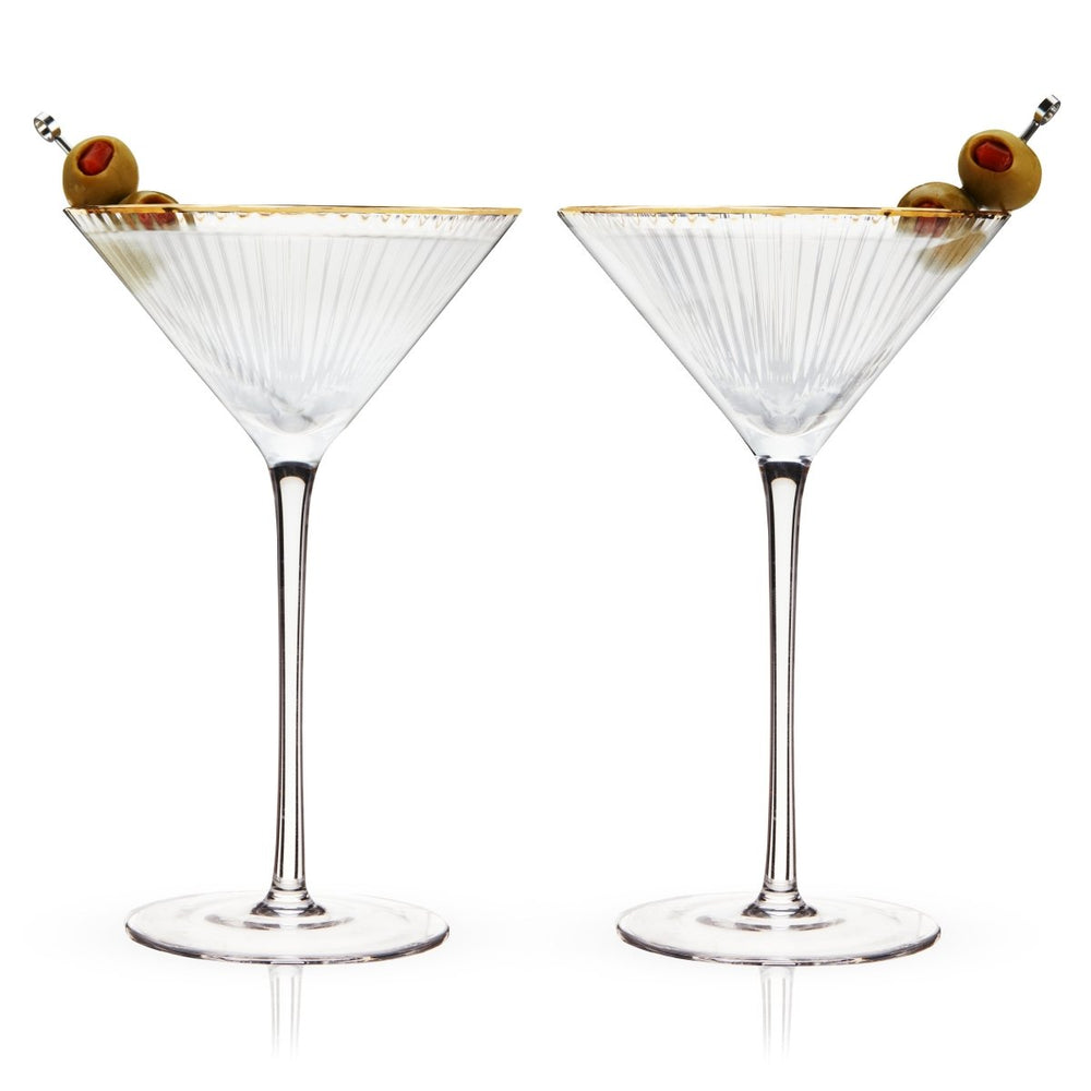
                      
                        Viski Meridian Crystal Martini Glasses, Set of 2 - lily & onyx
                      
                    
