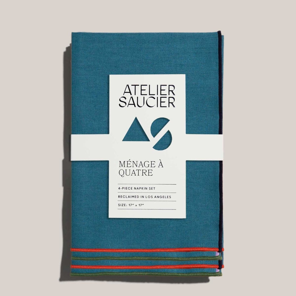 ATELIER SAUCIER Mermaid Napkins | Set of 4 - lily & onyx