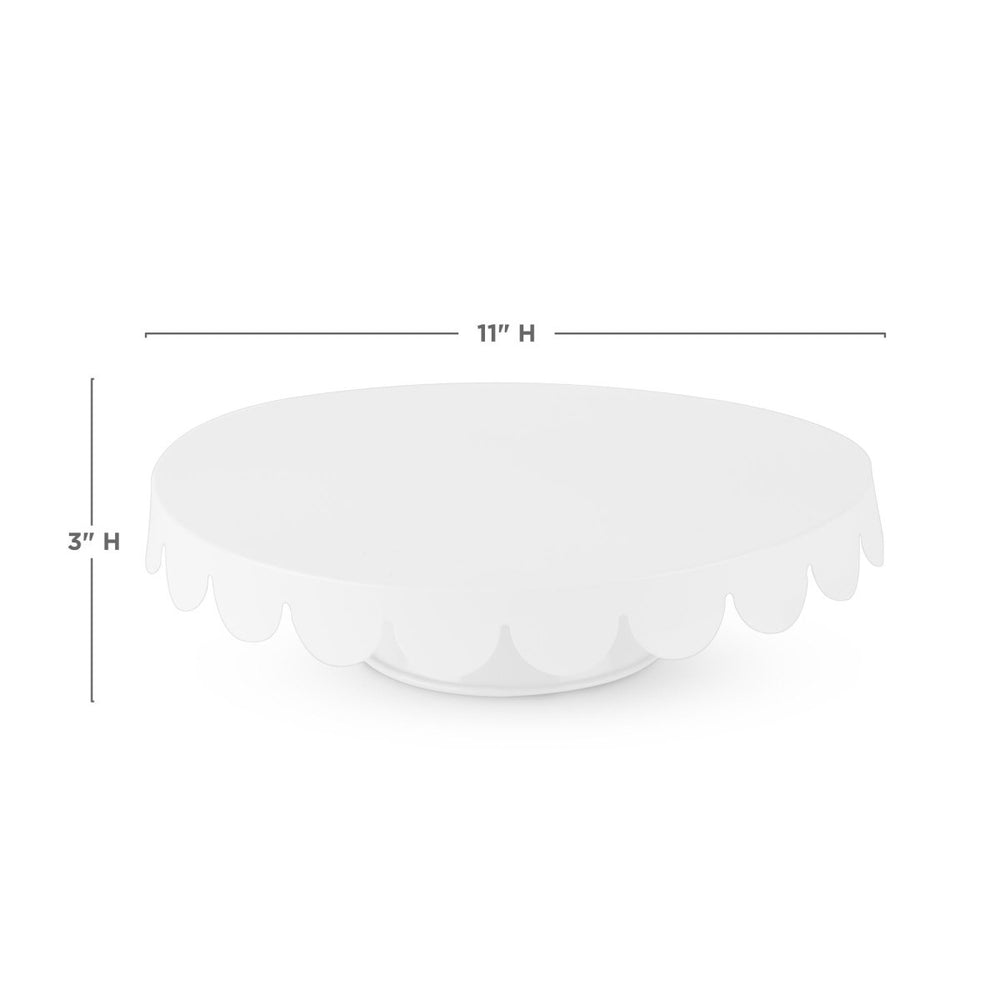
                      
                        Twine Living Metal Cake Stand in White - lily & onyx
                      
                    