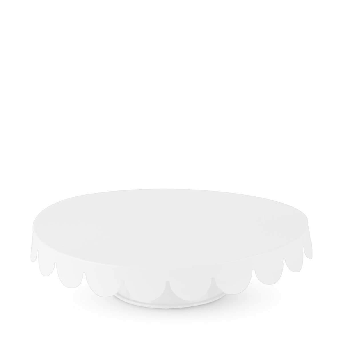 Twine Living Metal Cake Stand in White - lily & onyx