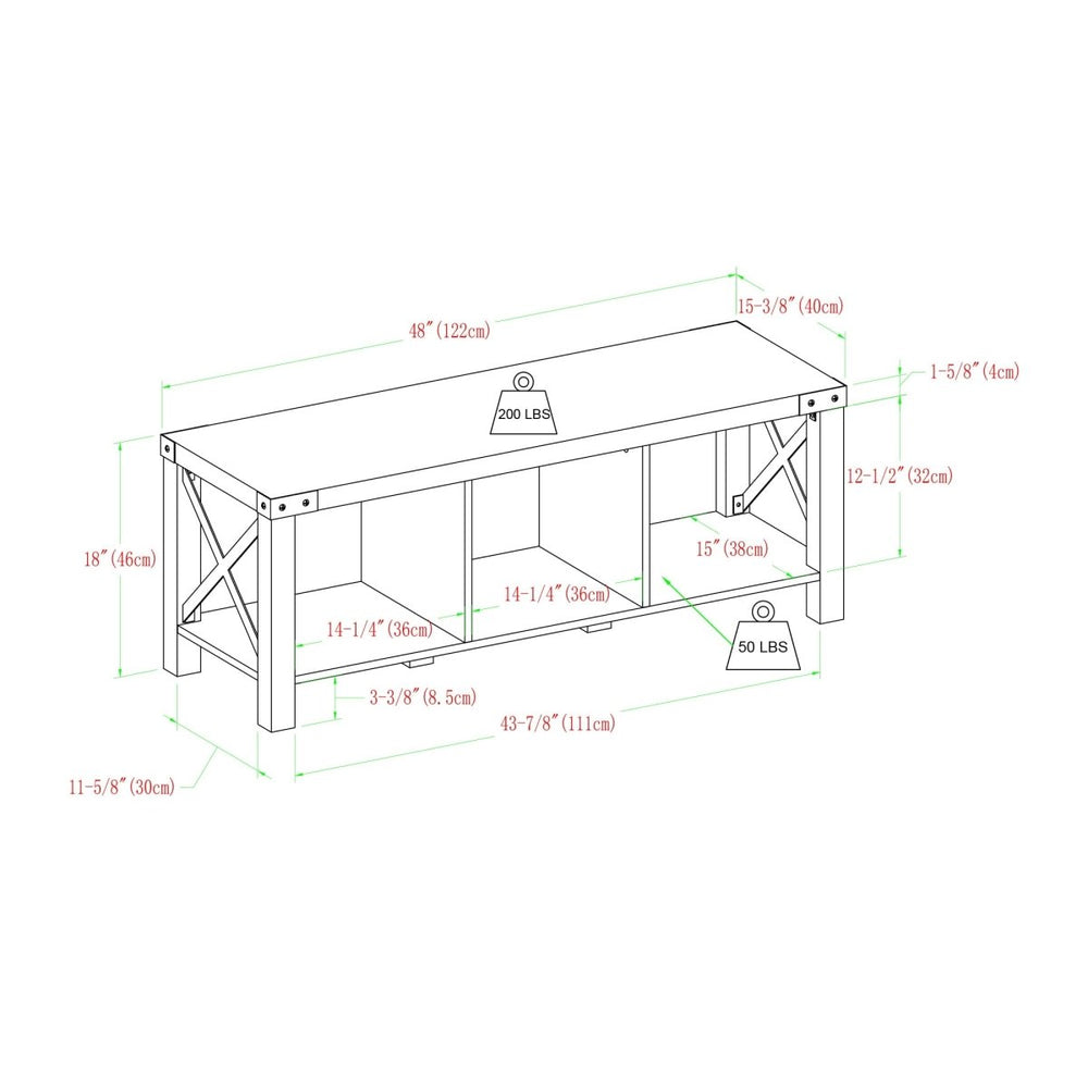 
                      
                        Walker Edison Metal X Entry Bench - lily & onyx
                      
                    