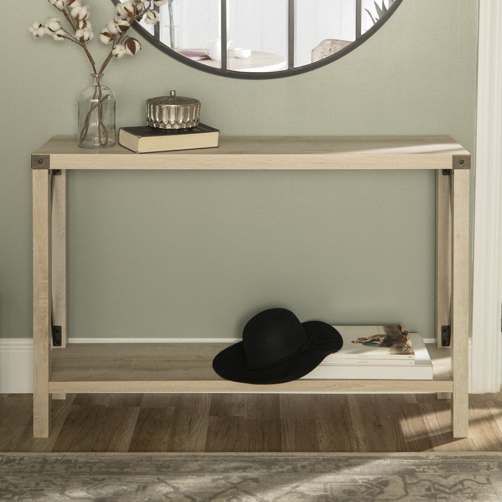 Walker Edison Metal X Entry Table - lily & onyx