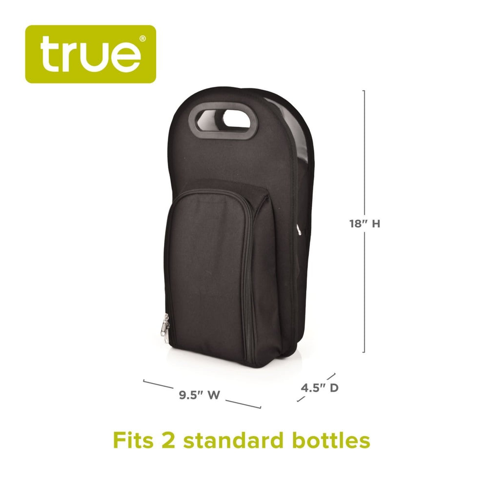 
                      
                        True Metro Insulated 2 - Bottle Tote Set, Black - lily & onyx
                      
                    