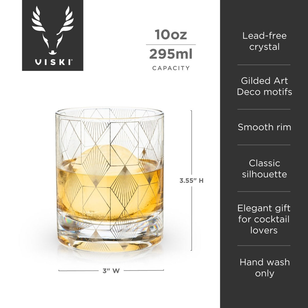 
                      
                        Viski Metropolis Deco Tumbler - lily & onyx
                      
                    