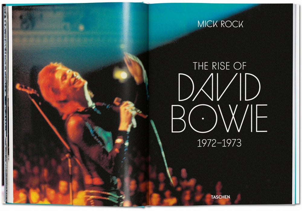 TASCHEN Mick Rock. The Rise of David Bowie. 1972–1973 (German, French, English) - lily & onyx