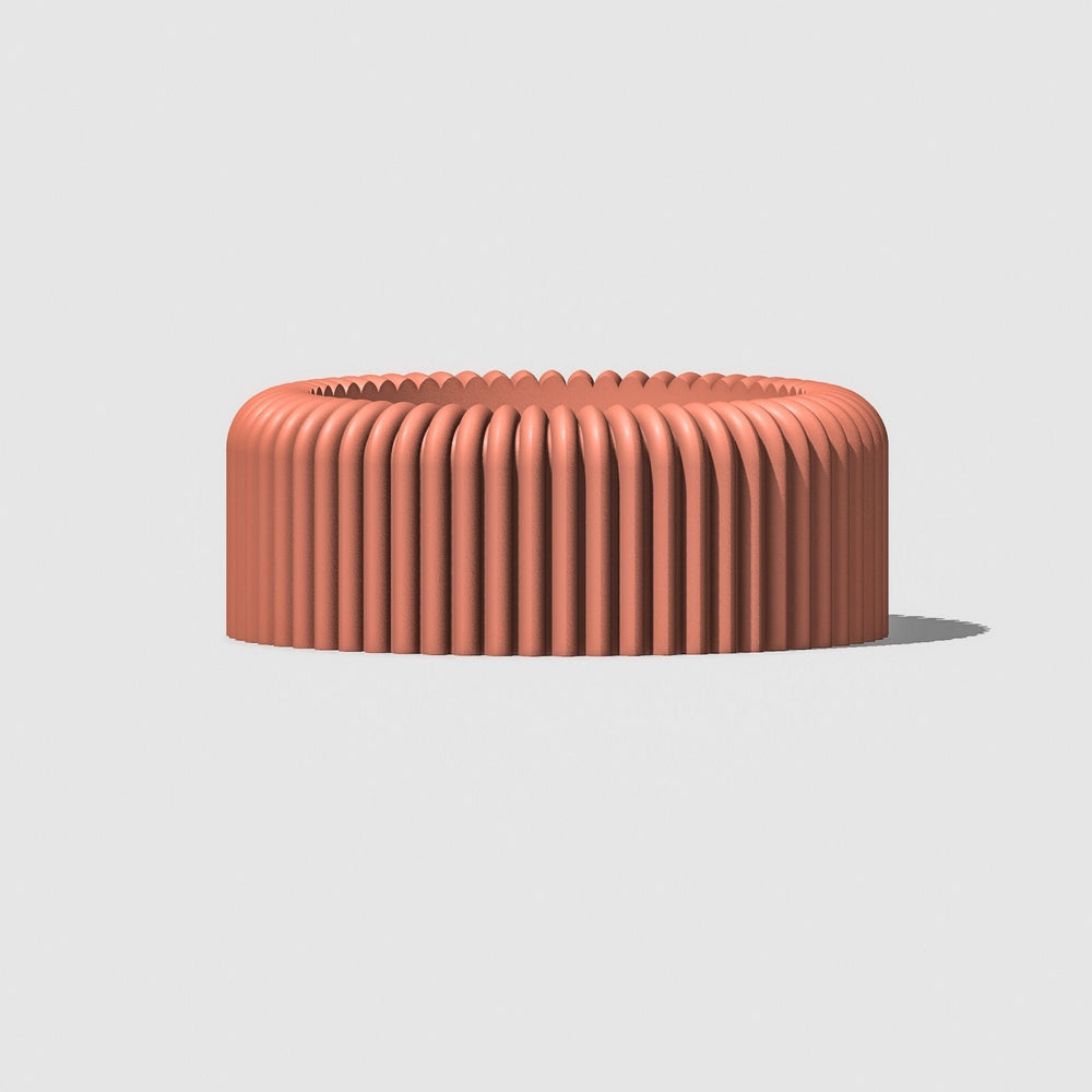 
                      
                        Mid-Century Ribbed Wine Bottle Coaster
                      
                    