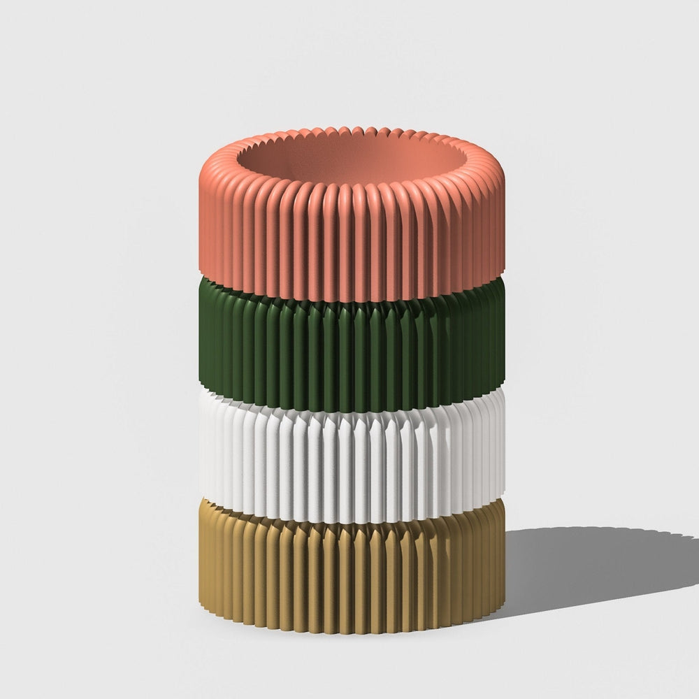 
                      
                        Mid-Century Ribbed Wine Bottle Coaster
                      
                    