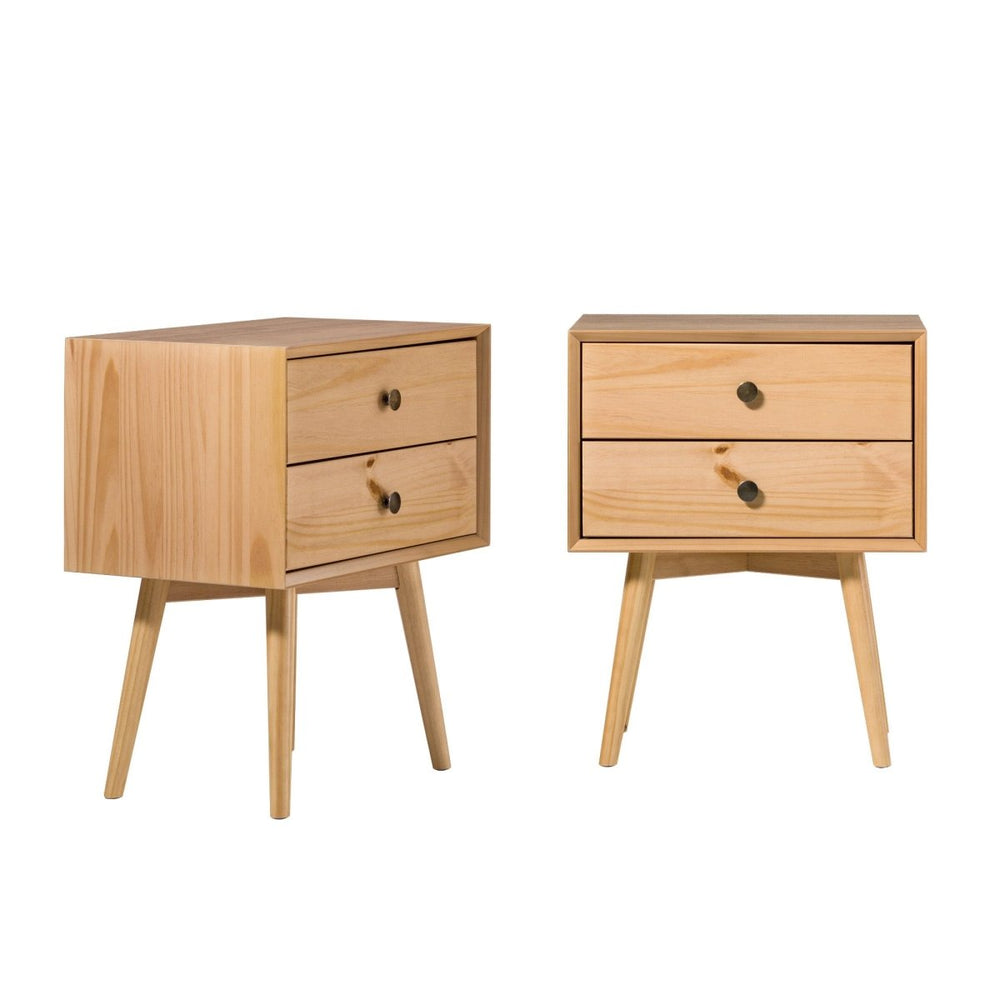 
                      
                        Walker Edison Mid - Century Solid Wood Nightstand Collection (1 or 2 Drawer) - lily & onyx
                      
                    