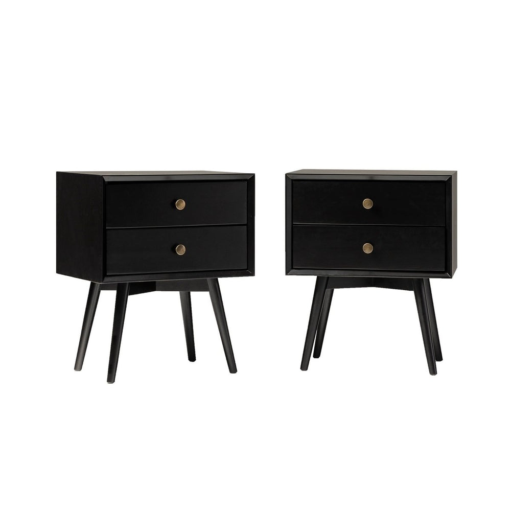 
                      
                        Walker Edison Mid - Century Solid Wood Nightstand Collection (1 or 2 Drawer) - lily & onyx
                      
                    