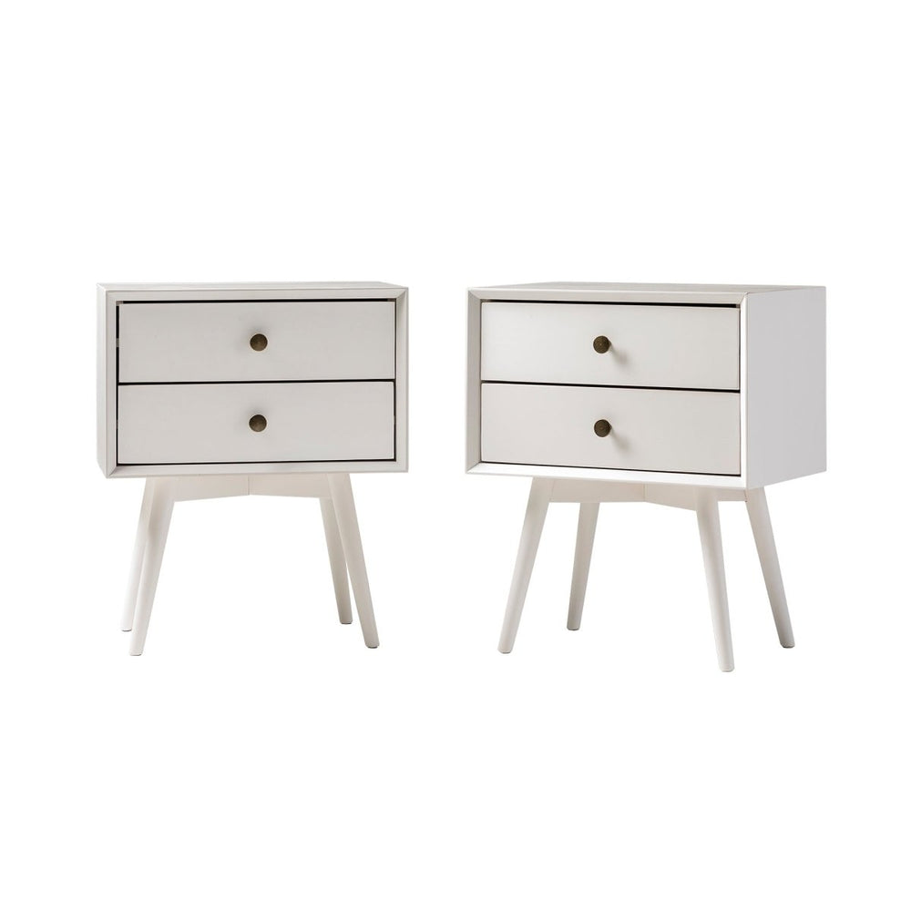 
                      
                        Walker Edison Mid - Century Solid Wood Nightstand Collection (1 or 2 Drawer) - lily & onyx
                      
                    