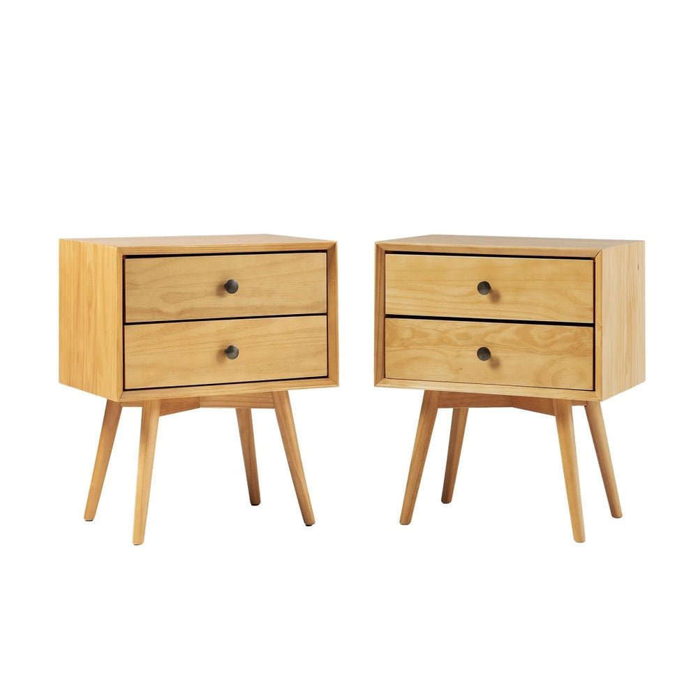 
                      
                        Walker Edison Mid - Century Solid Wood Nightstand Collection (1 or 2 Drawer) - lily & onyx
                      
                    