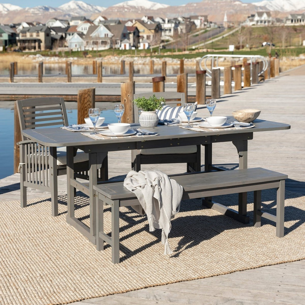 
                      
                        Walker Edison Midland 4-Piece Patio Dining Set - lily & onyx
                      
                    