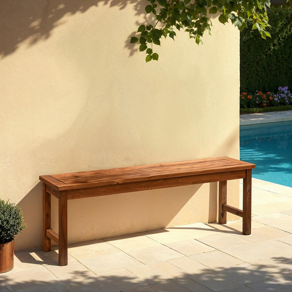 
                      
                        Walker Edison Midland Acacia Wood Outdoor Patio Bench - lily & onyx
                      
                    